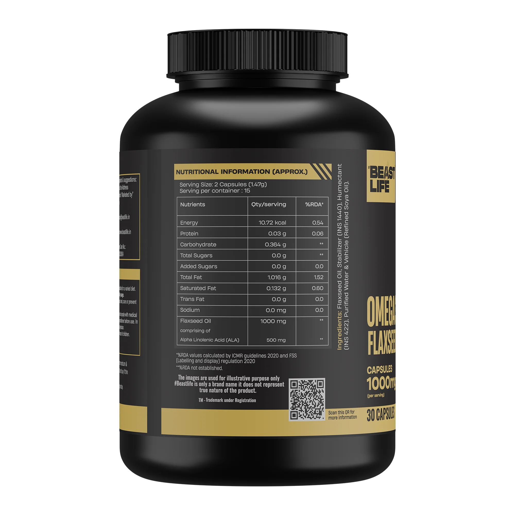 3X Strength Veg omega 3 6 9 | 45 Day Pack - Image 10
