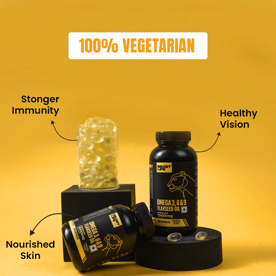 3X Strength Veg omega 3 6 9 | 60 N - Image 7