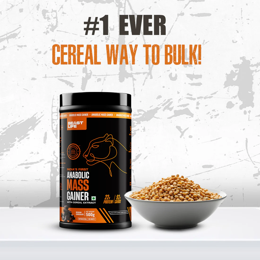 Anabolic Mass Gainer with Ultrasorb Tech | No Maltodextrin | Belgian Chocolate | 500 g - Image 5