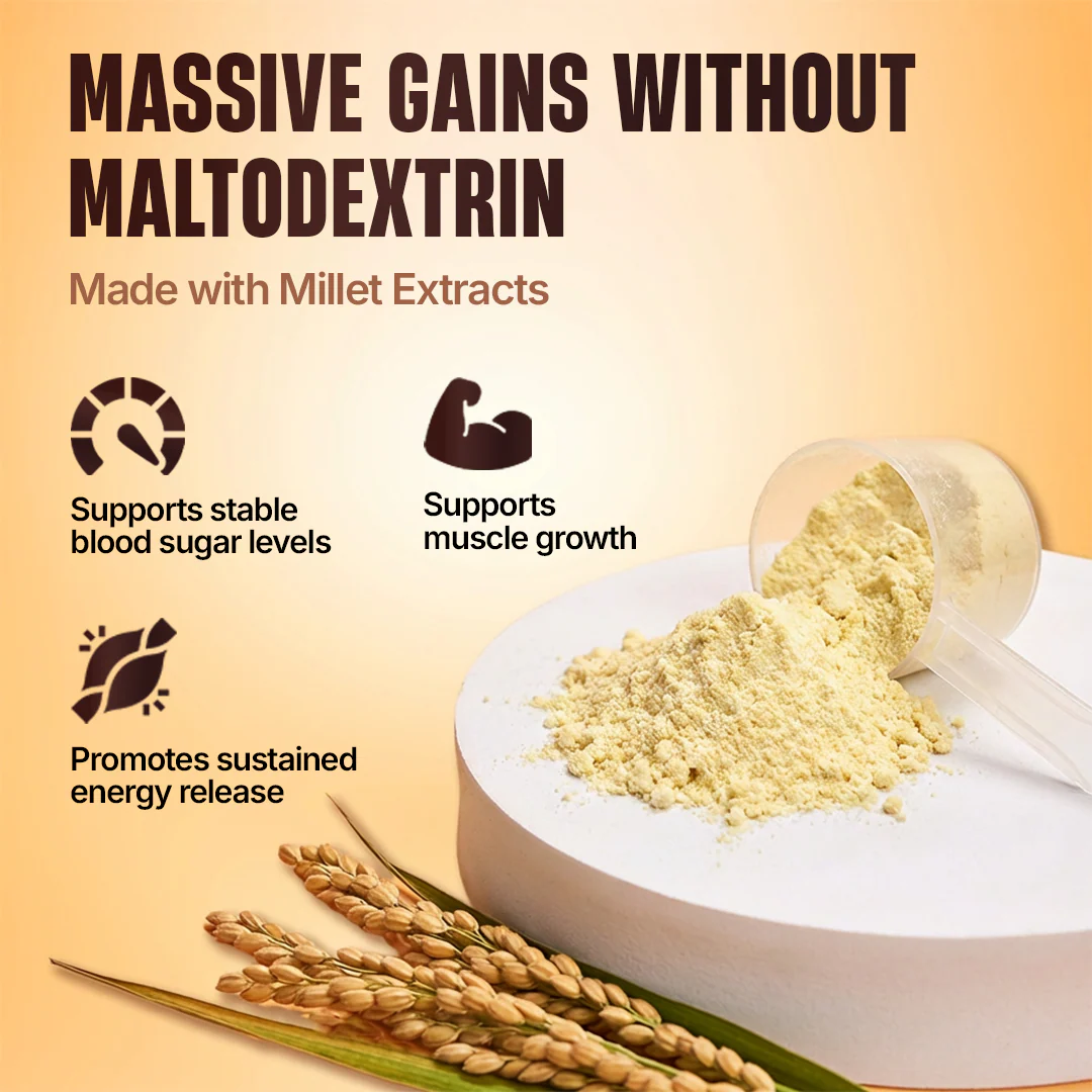 Anabolic Mass Gainer with Ultrasorb Tech | No Maltodextrin | Malai Kulfi | 1 kg - Image 3