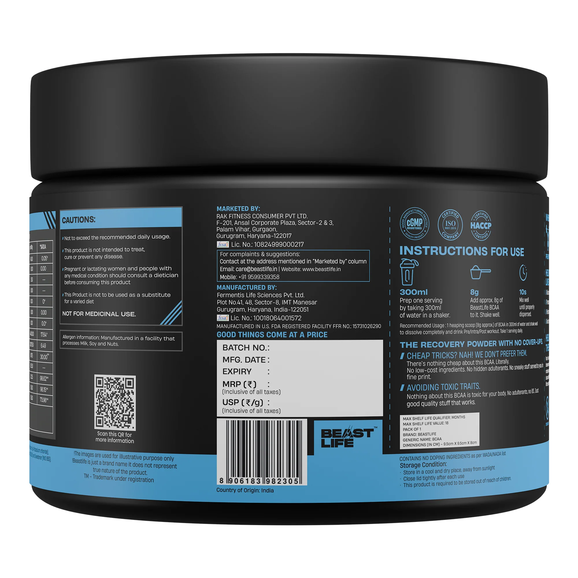 Cola Fizz BCAA with Electrolytes | 120g - Image 7