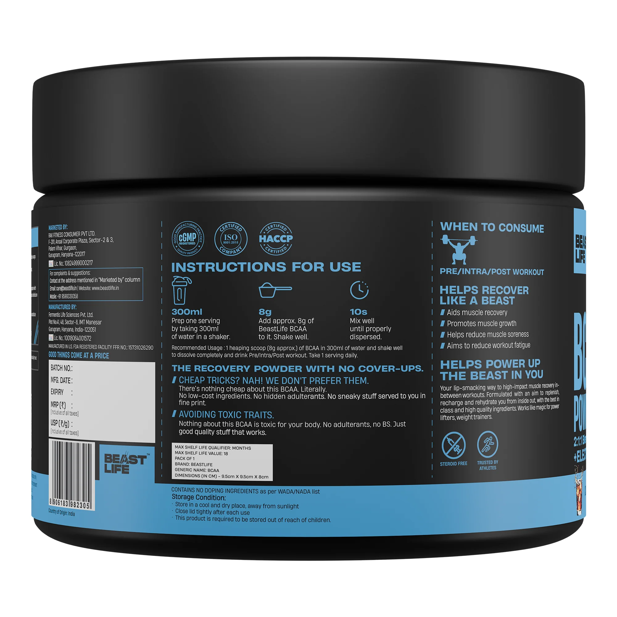 Cola Fizz BCAA with Electrolytes | 120g - Image 8