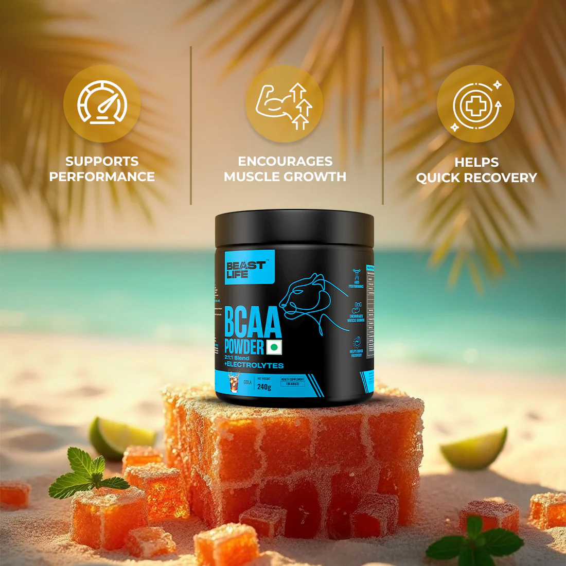 Cola Fizz BCAA with Electrolytes | 240g - Image 4