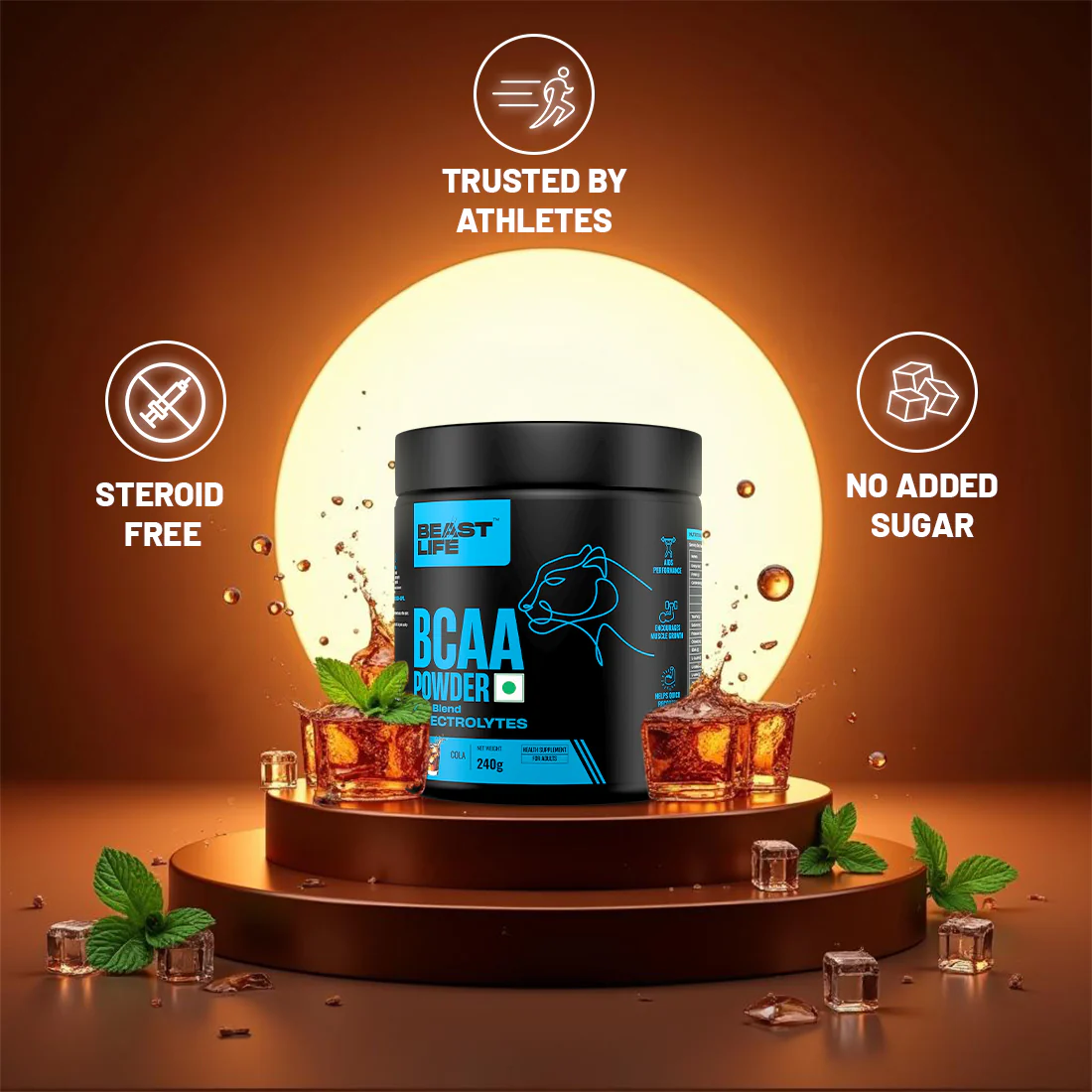 Cola Fizz BCAA with Electrolytes | 240g - Image 5