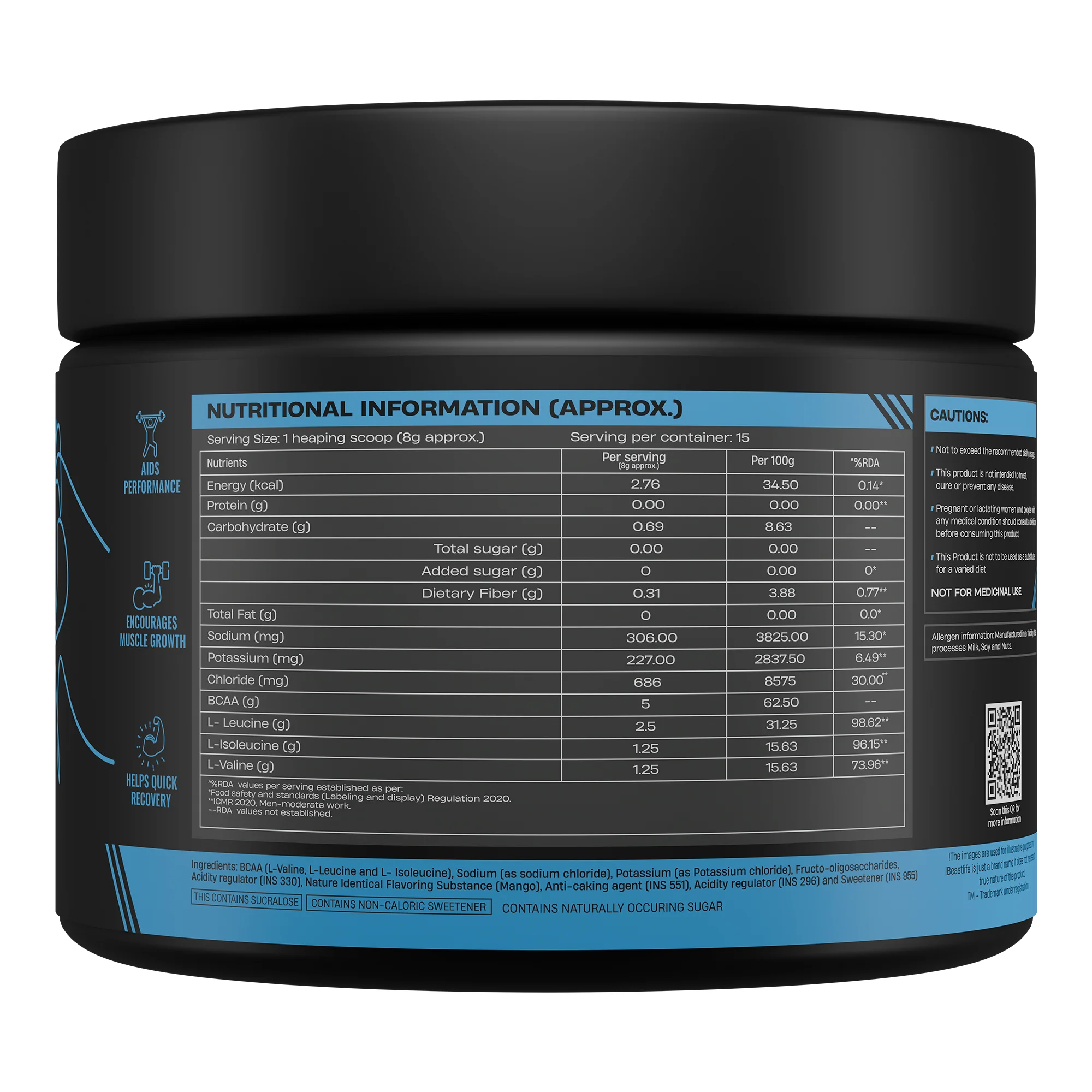 Kachha Aaam BCAA with Electrolytes | 120g - Image 8