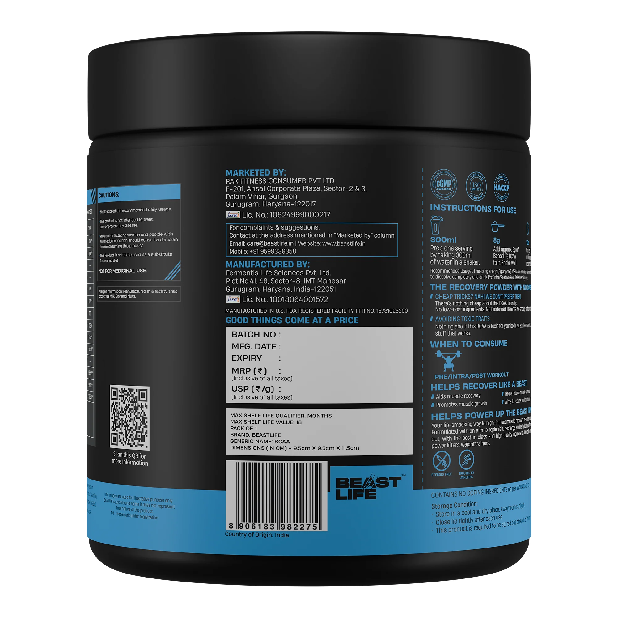 Pineapple BCAA with Electrolytes | 240g - Image 7