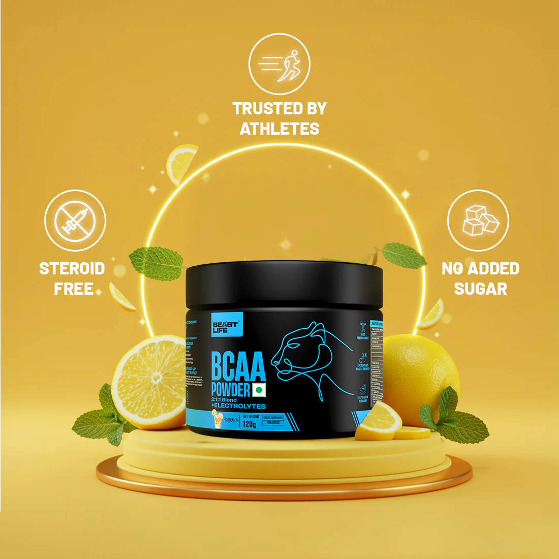 Shikanji BCAA with Electrolytes | 120g - Image 5