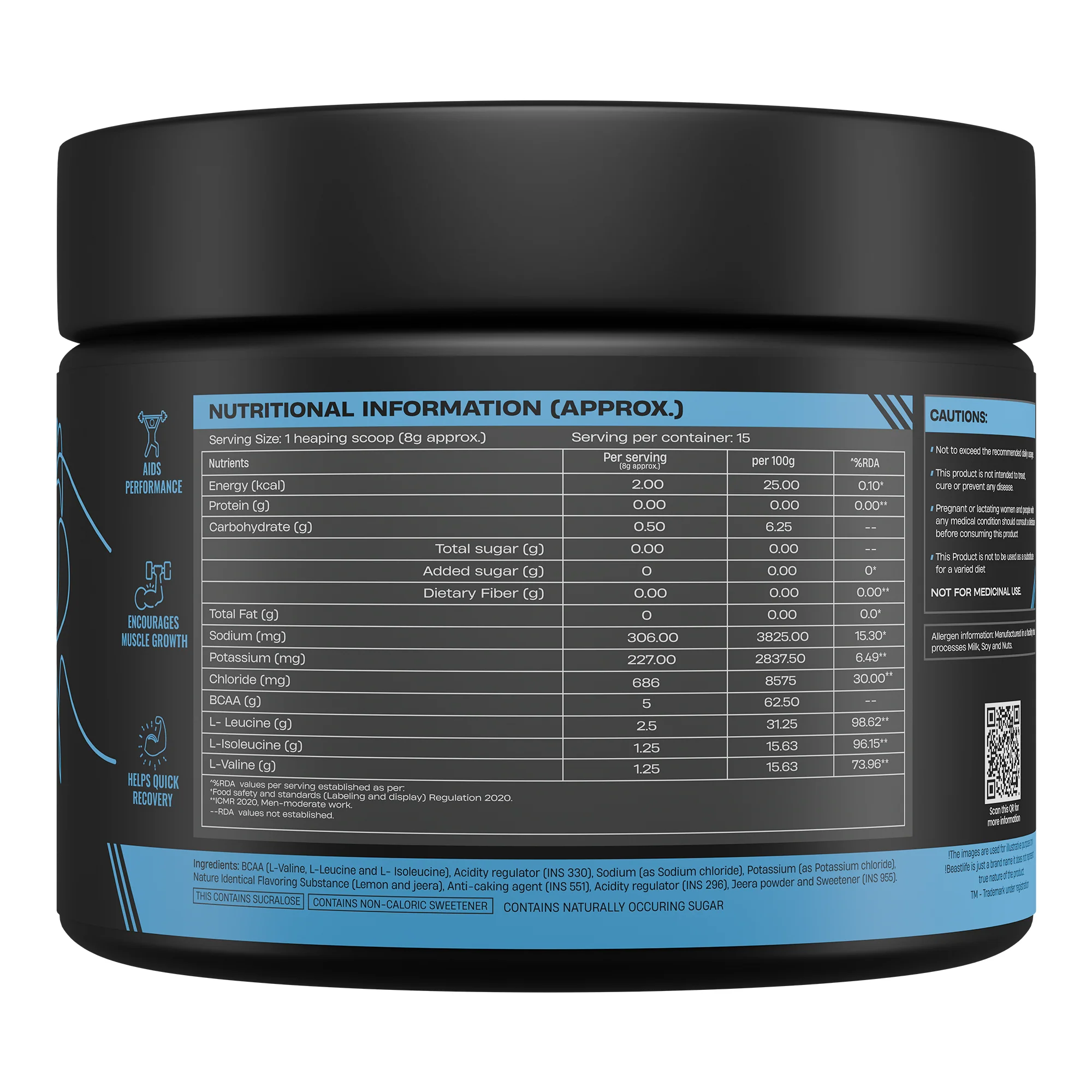 Shikanji BCAA with Electrolytes | 120g - Image 8