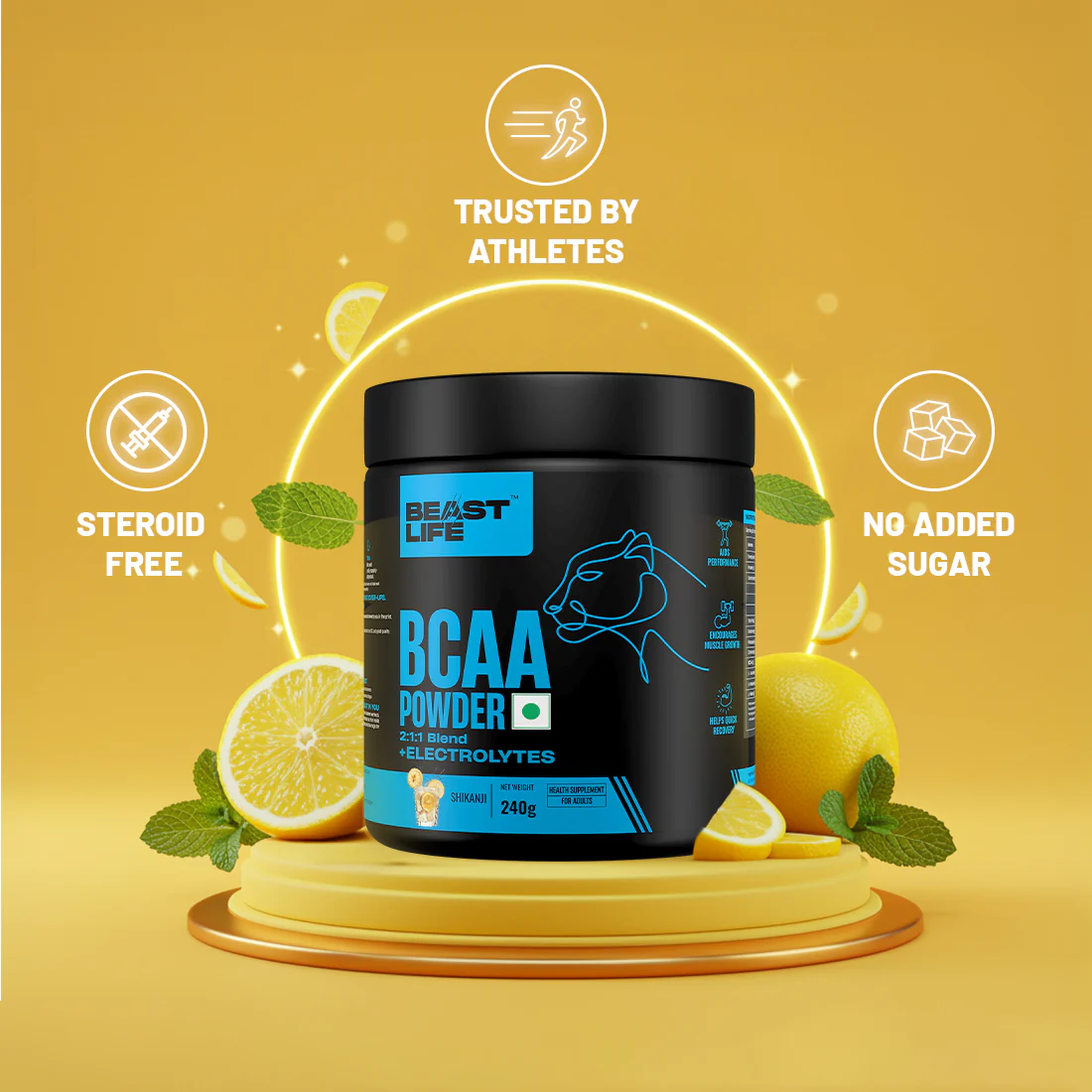 Shikanji BCAA with Electrolytes | 240 g - Image 5