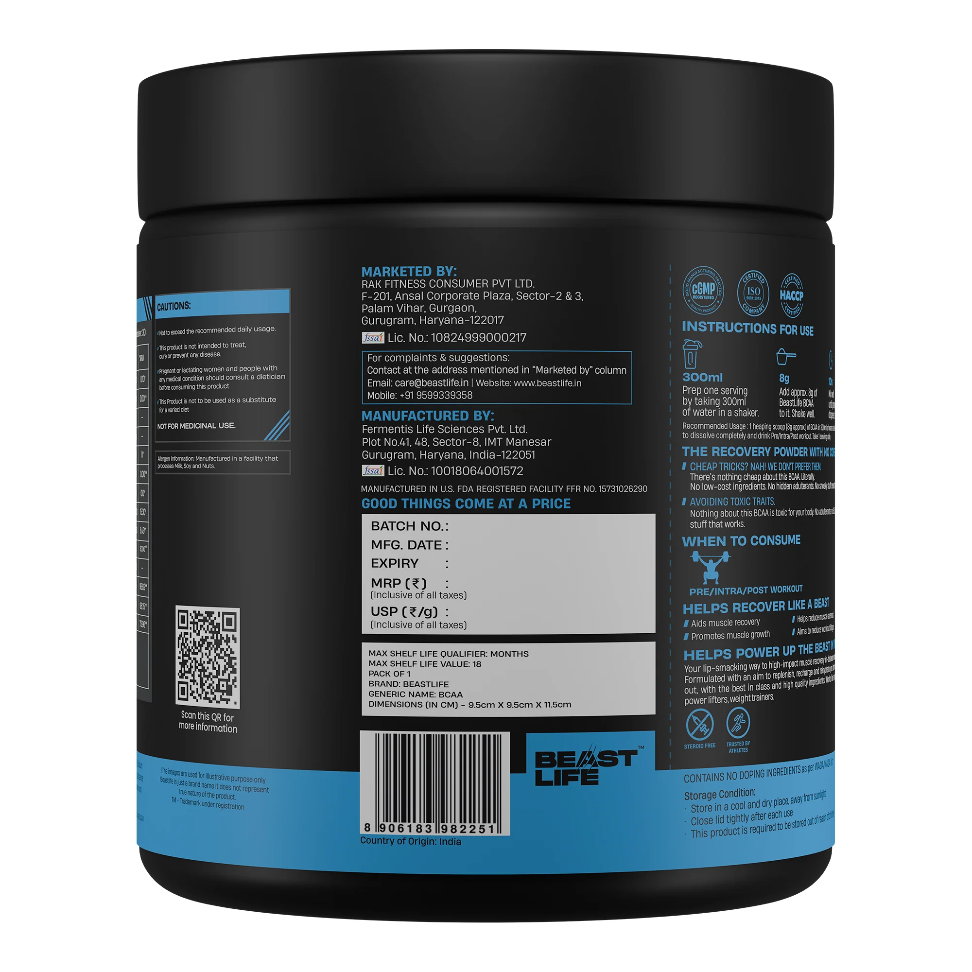Shikanji BCAA with Electrolytes | 240 g - Image 7