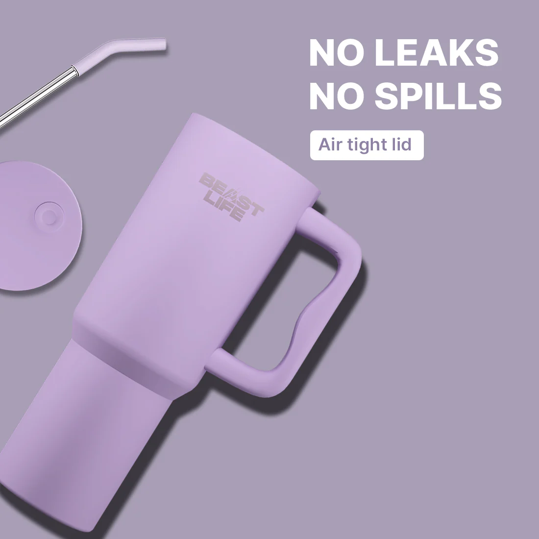 Beast Life Tumbler | Purple | 1.2 L - Image 3