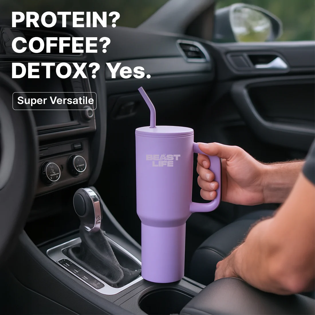 Beast Life Tumbler | Purple | 1.2 L - Image 6