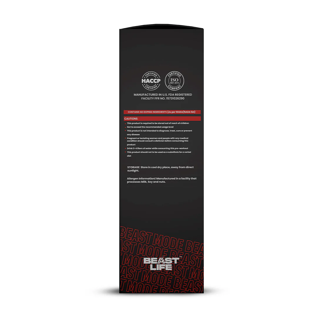 Beast Mode Pre Workout With Beast Energy Formula | Fruit Punch - Image 12