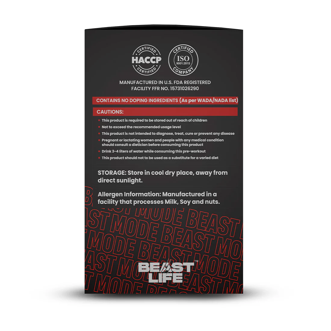 Beast Mode Pre Workout With Beast Energy Formula | Fruit Punch - Image 12