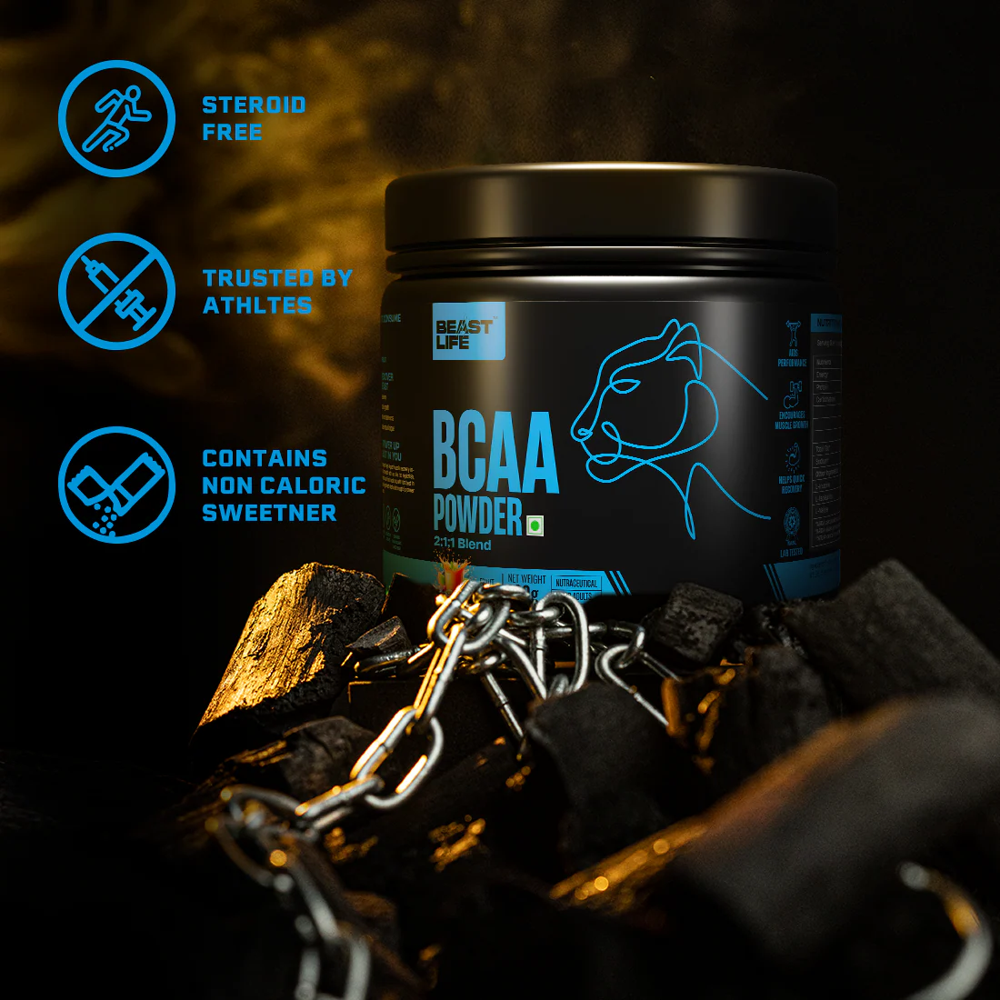 Beast Recovery BCAA | Fruit Punch | 120G - Image 4