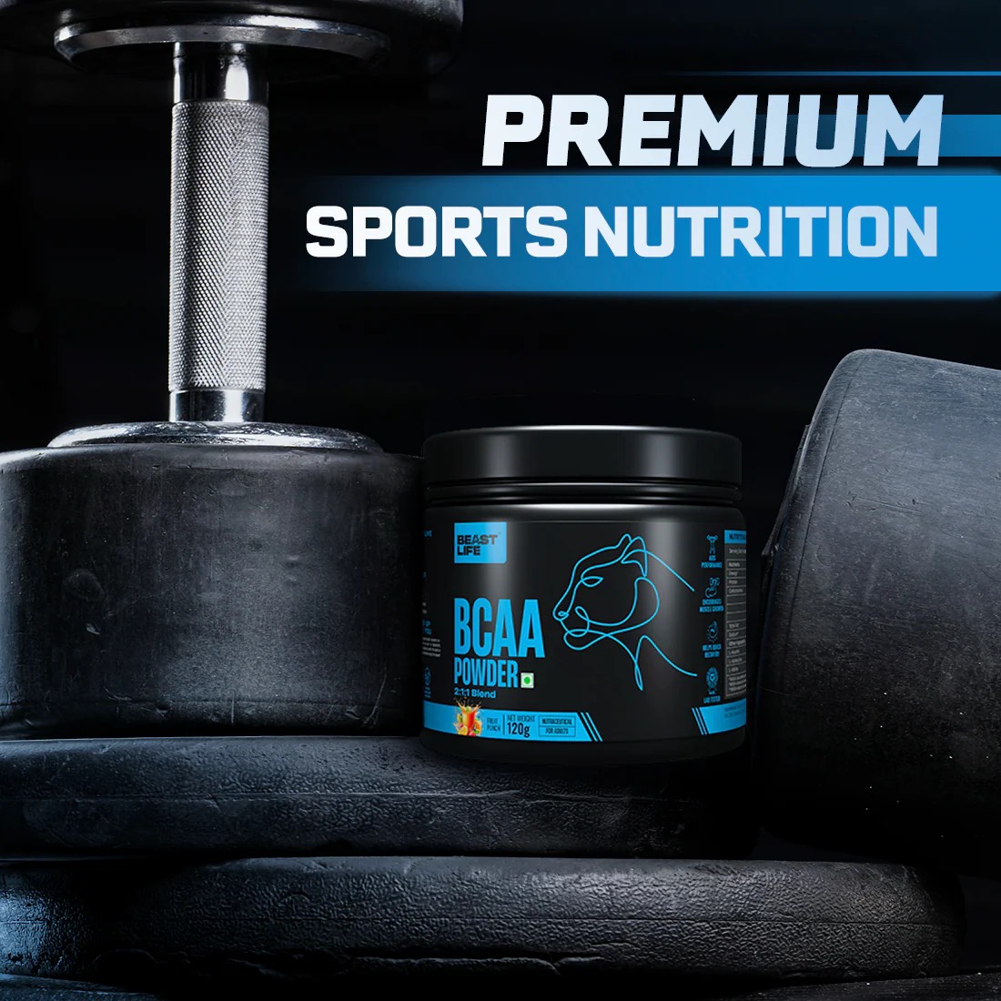 Beast Recovery BCAA | Fruit Punch | 120G - Image 5