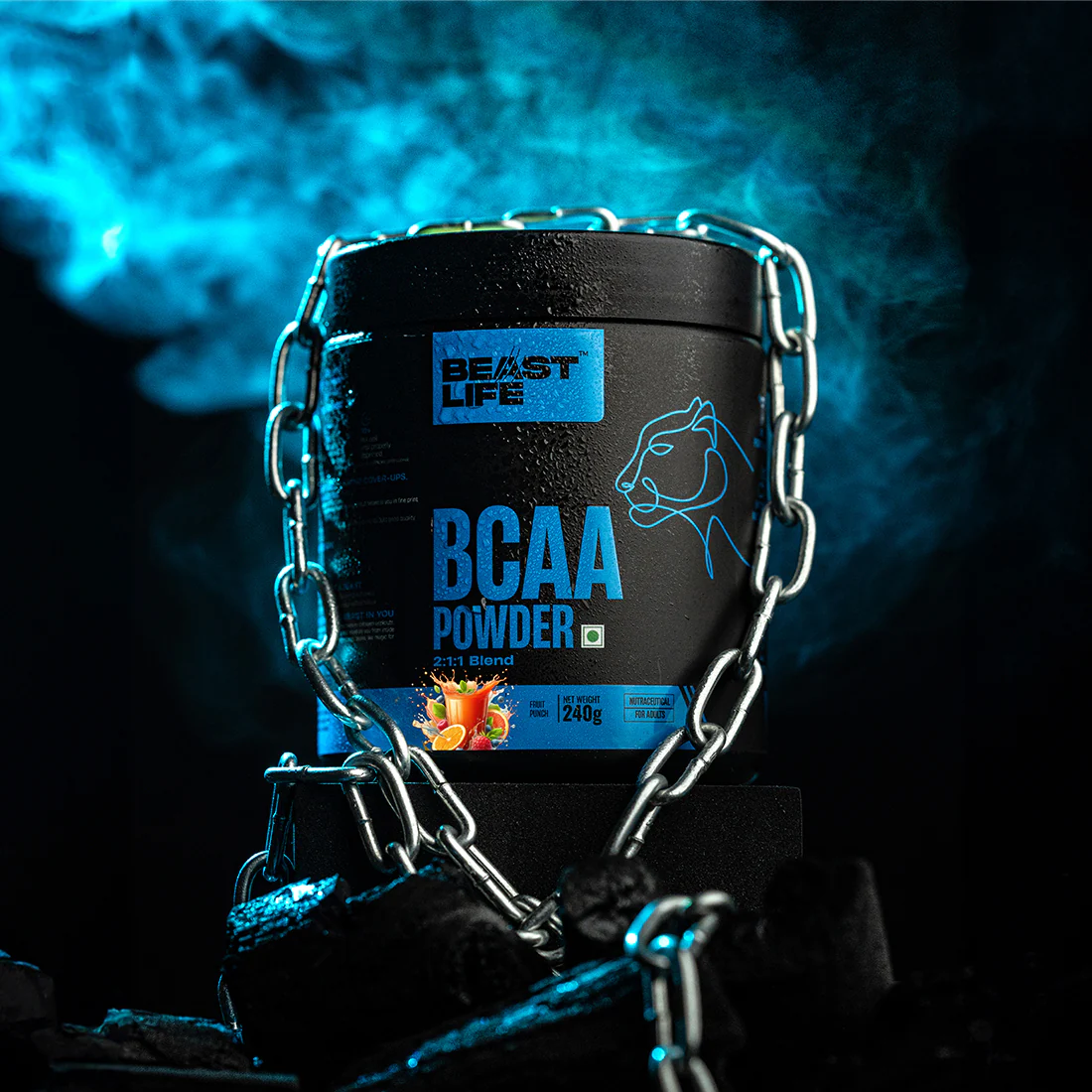 Beast Recovery BCAA | Fruit Punch | 240G - Image 5