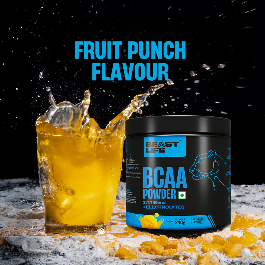 Beast Recovery BCAA | Mango | 240G - Image 4