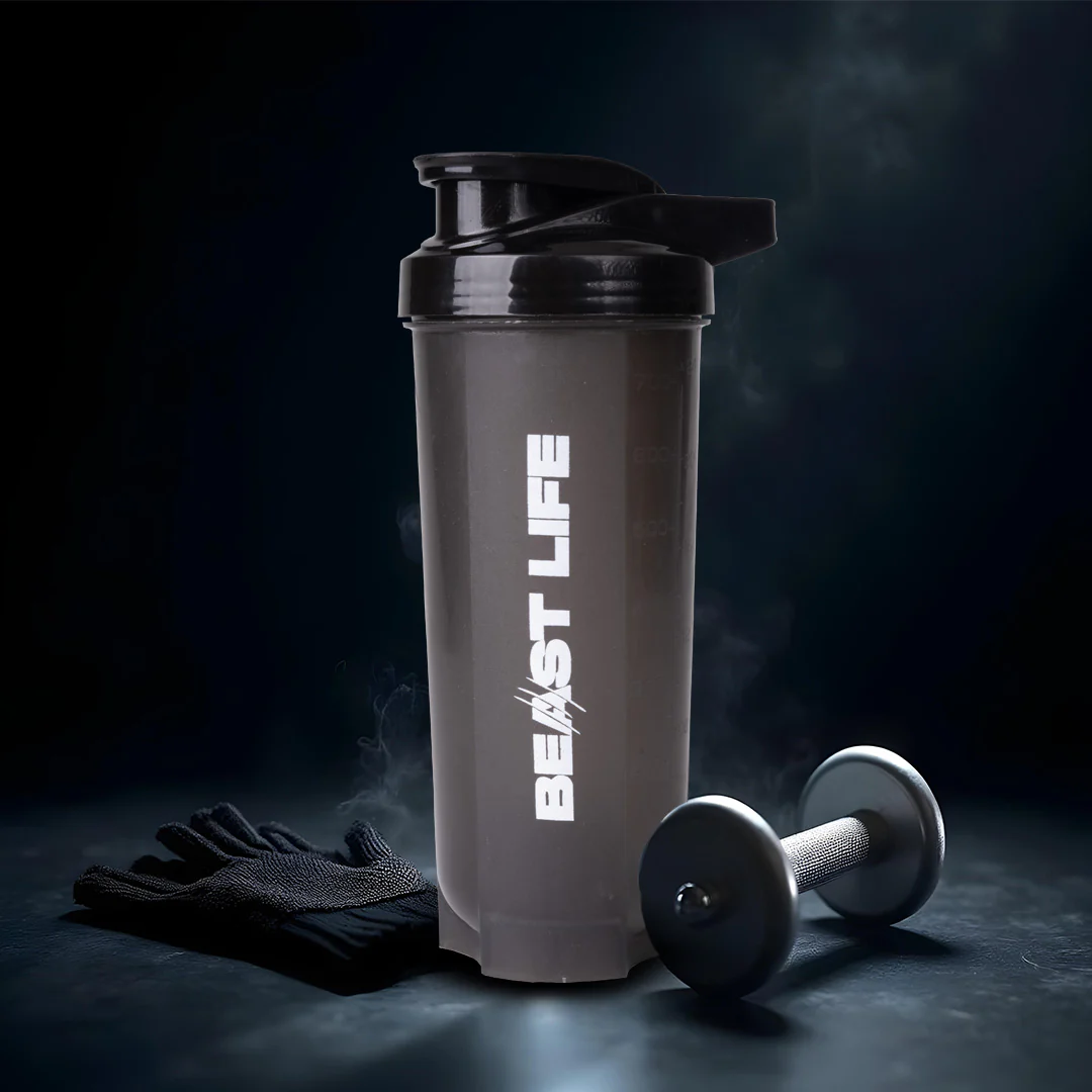 Beastlife Classic Gym Shaker Bottle | Black | 750 ml - Image 3