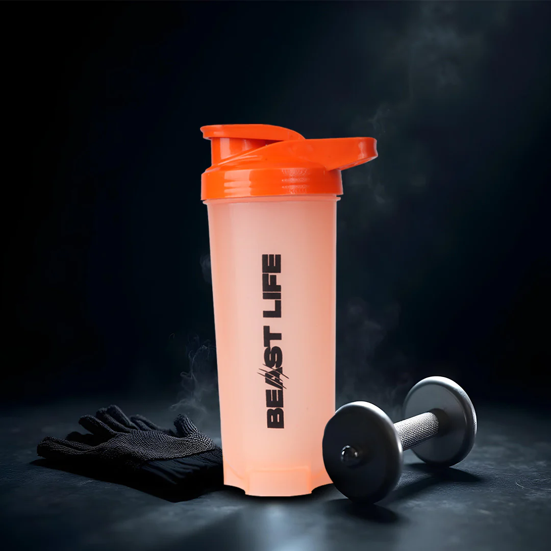 Beastlife Classic Gym Shaker Bottle | Orange | 750 ml - Image 3