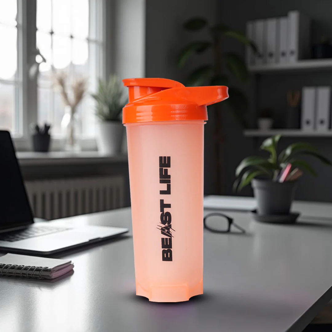 Beastlife Classic Gym Shaker Bottle | Orange | 750 ml - Image 4
