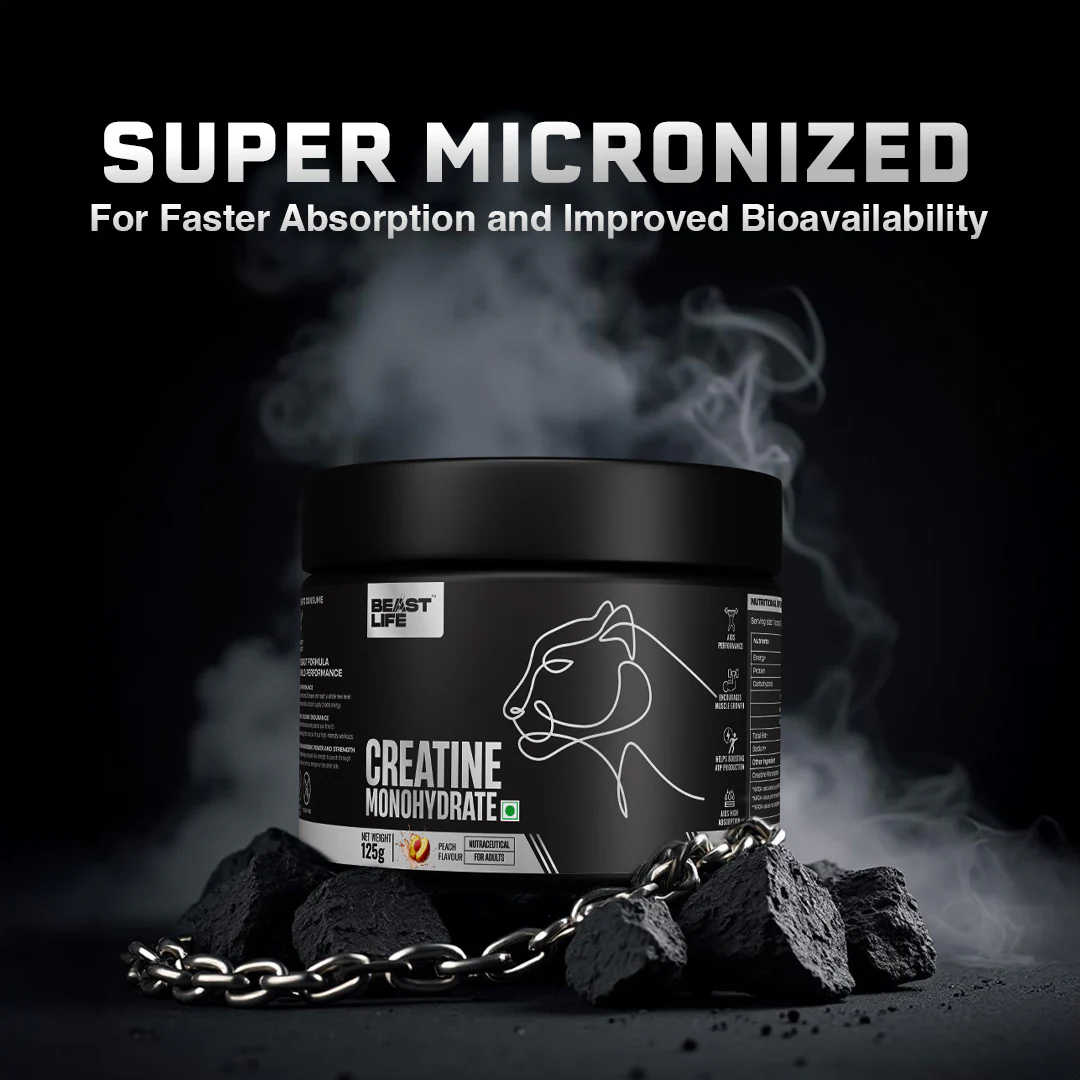 Beastlife Flavour Fusion Creatine Combo | Tropical Tango & Peach | 125 g × 2 - Image 9