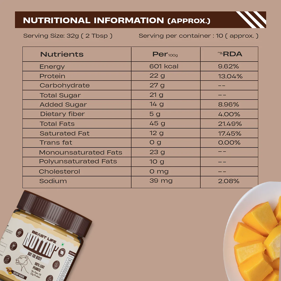 Peanut Butter | Creamy Mango | 350 g - Image 7