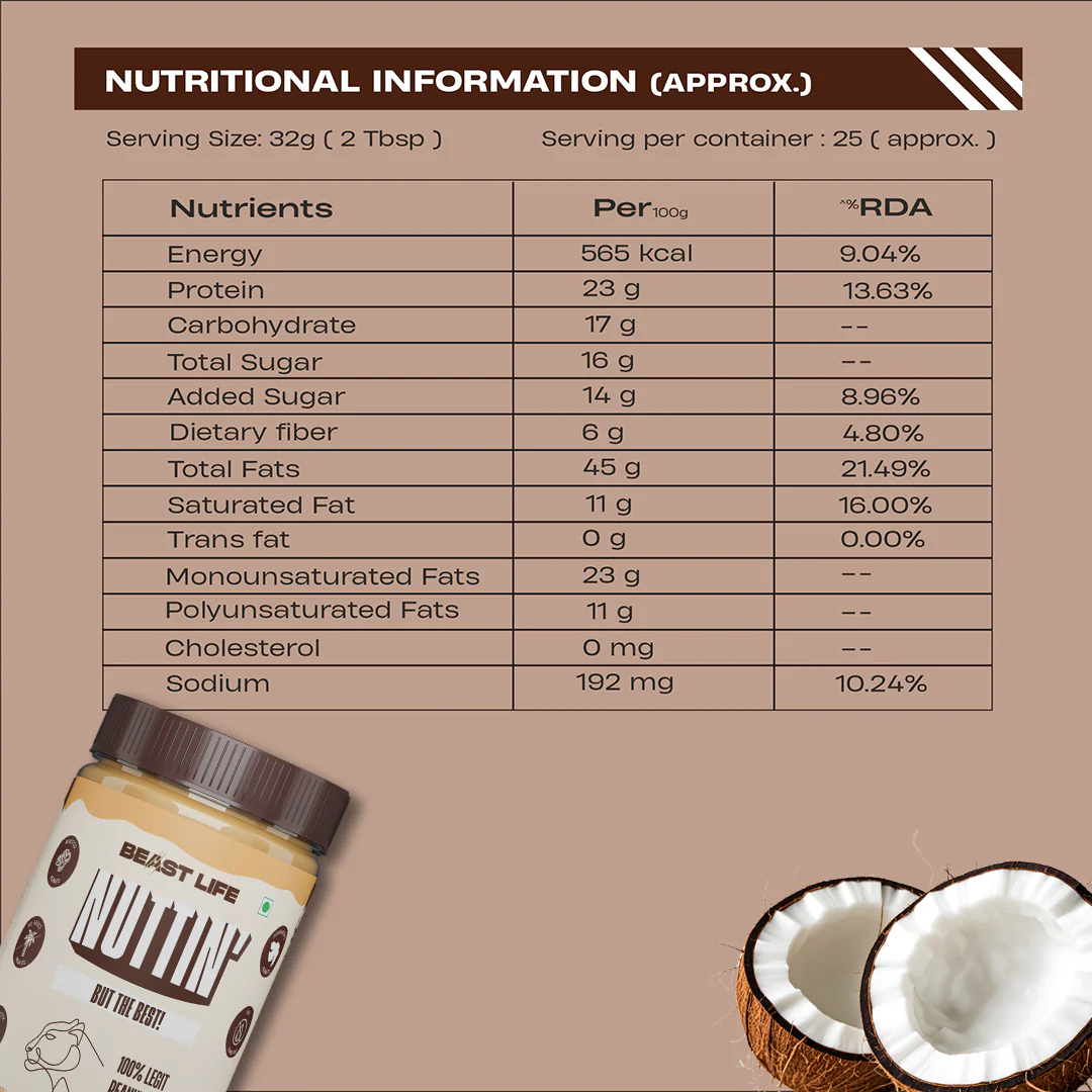 Peanut Butter | Crunchy Coconut | 800 g - Image 7