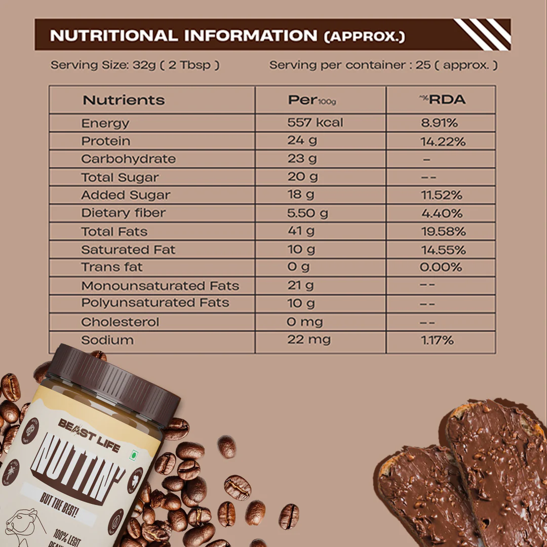 Peanut Butter | Crunchy Coffee | 800 g - Image 7