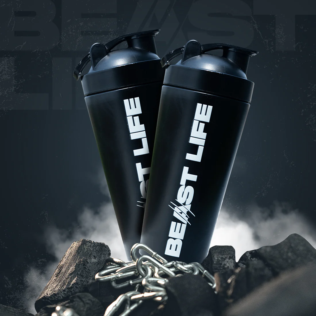 BeastLife Premium Metal Gym Shaker | 1000ML - Image 4
