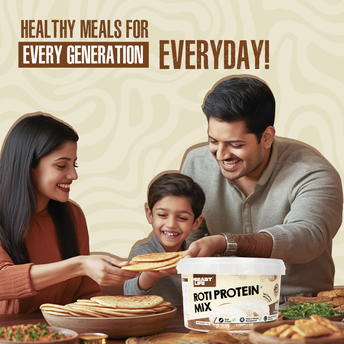 ROTI Protein Mix | ROTI 2.0 | 1 kg - Image 3