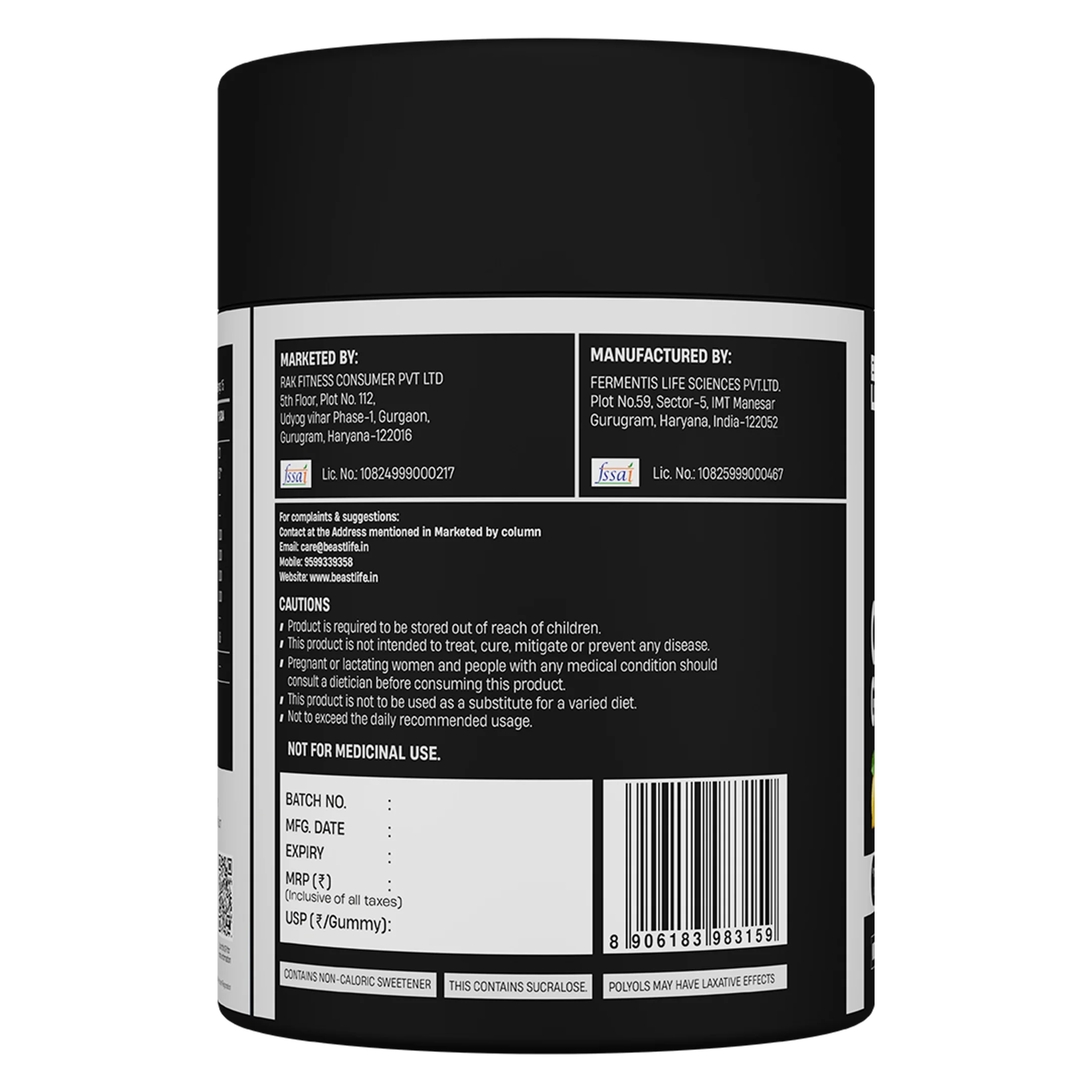 Creatine Gummies | Lemon | 30 N - Image 9