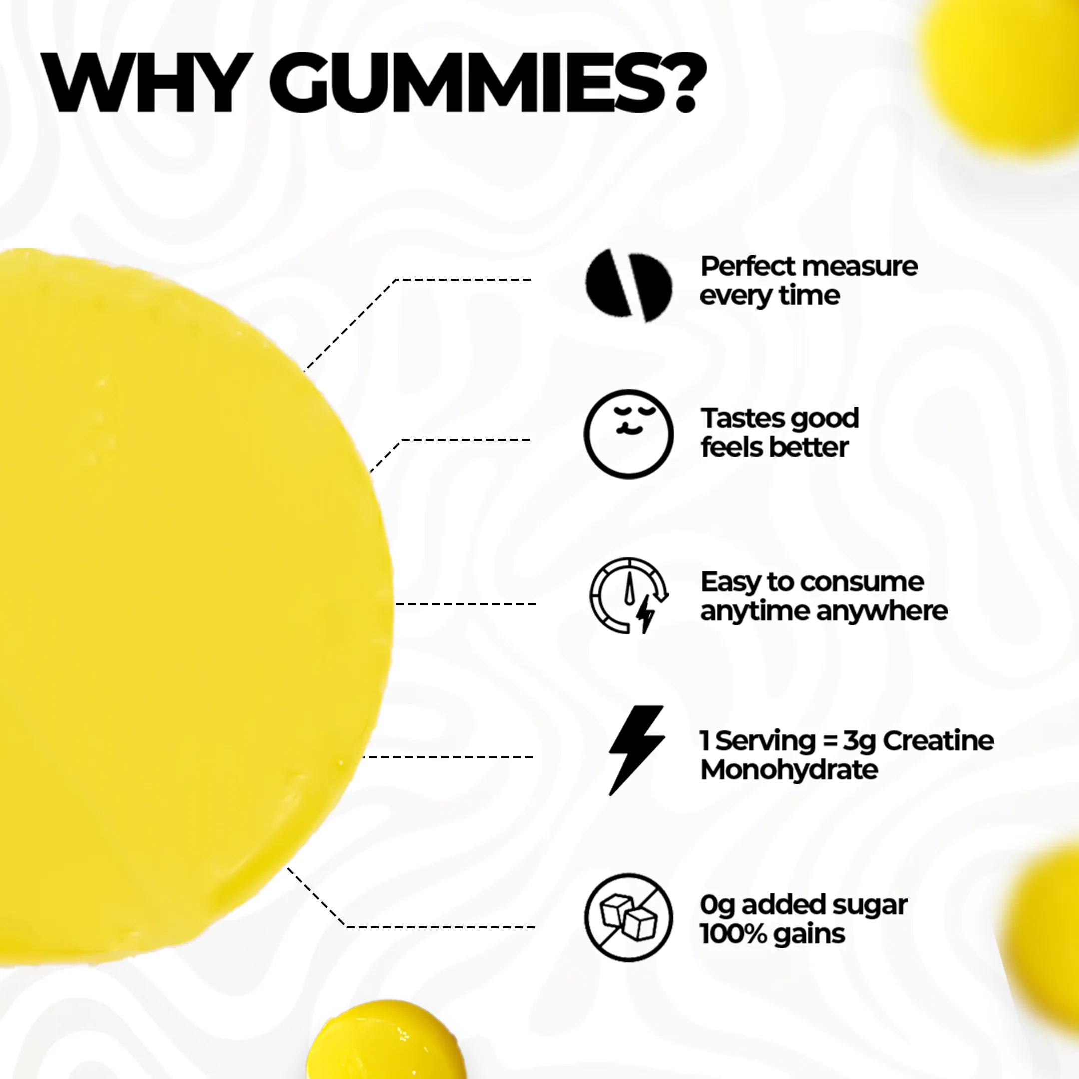 Creatine Gummies | Lemon | 30 N - Image 5