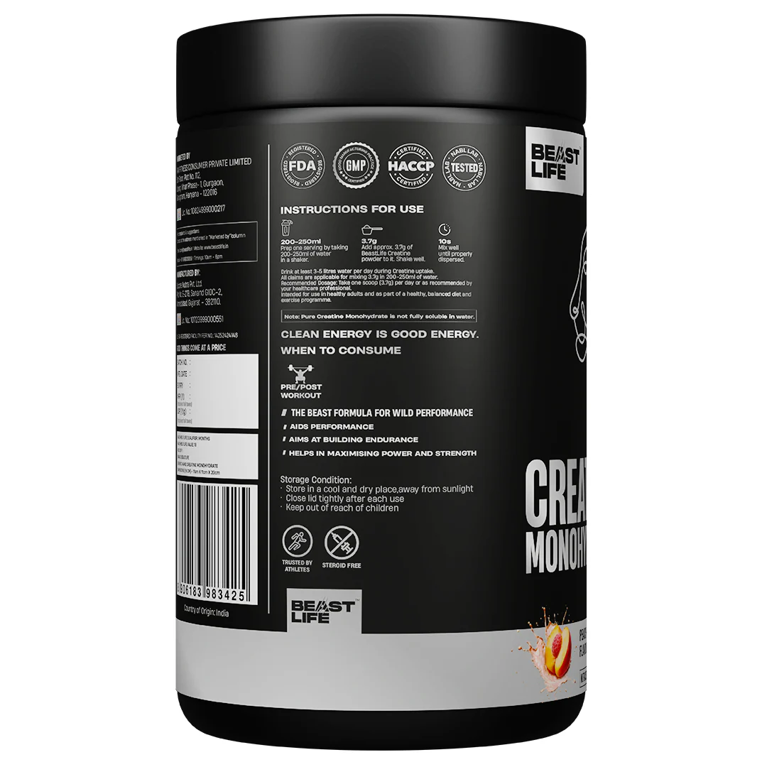 Creatine Monohydrate | Peach | 500 g - Image 9