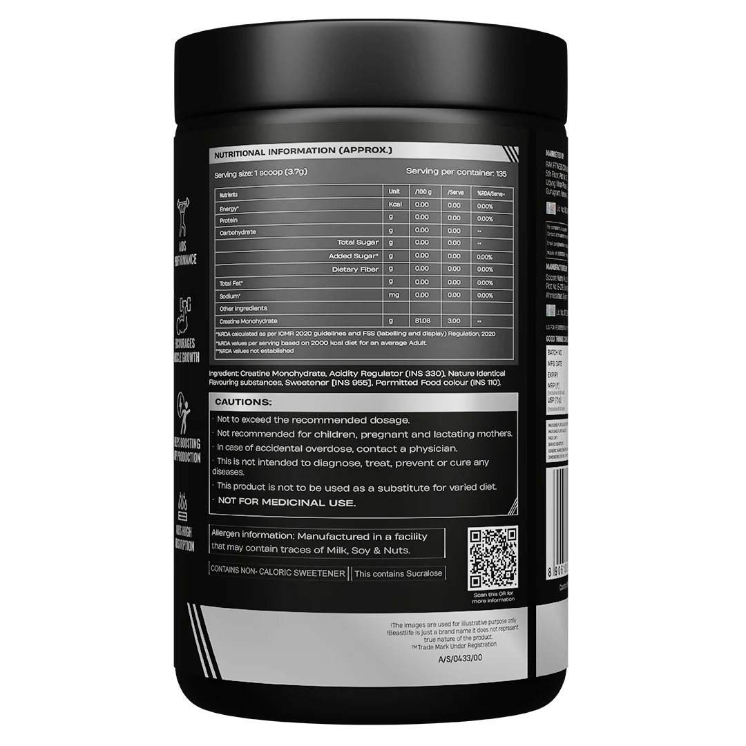 Creatine Monohydrate | Peach | 500 g - Image 11