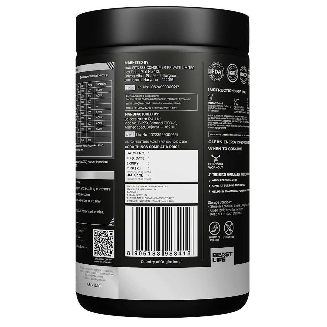 Creatine Monohydrate | Shikanji | 500 g - Image 10