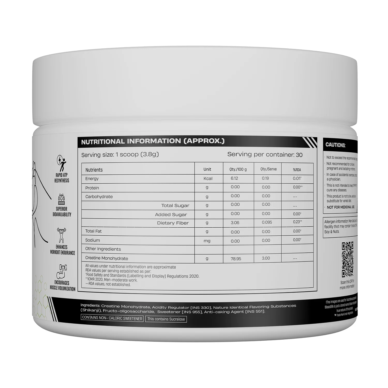 World’s First Creatine Nano 400 | Finest & Fastest Absorbing | 2X Strength | Shikanji | 115G - Image 7