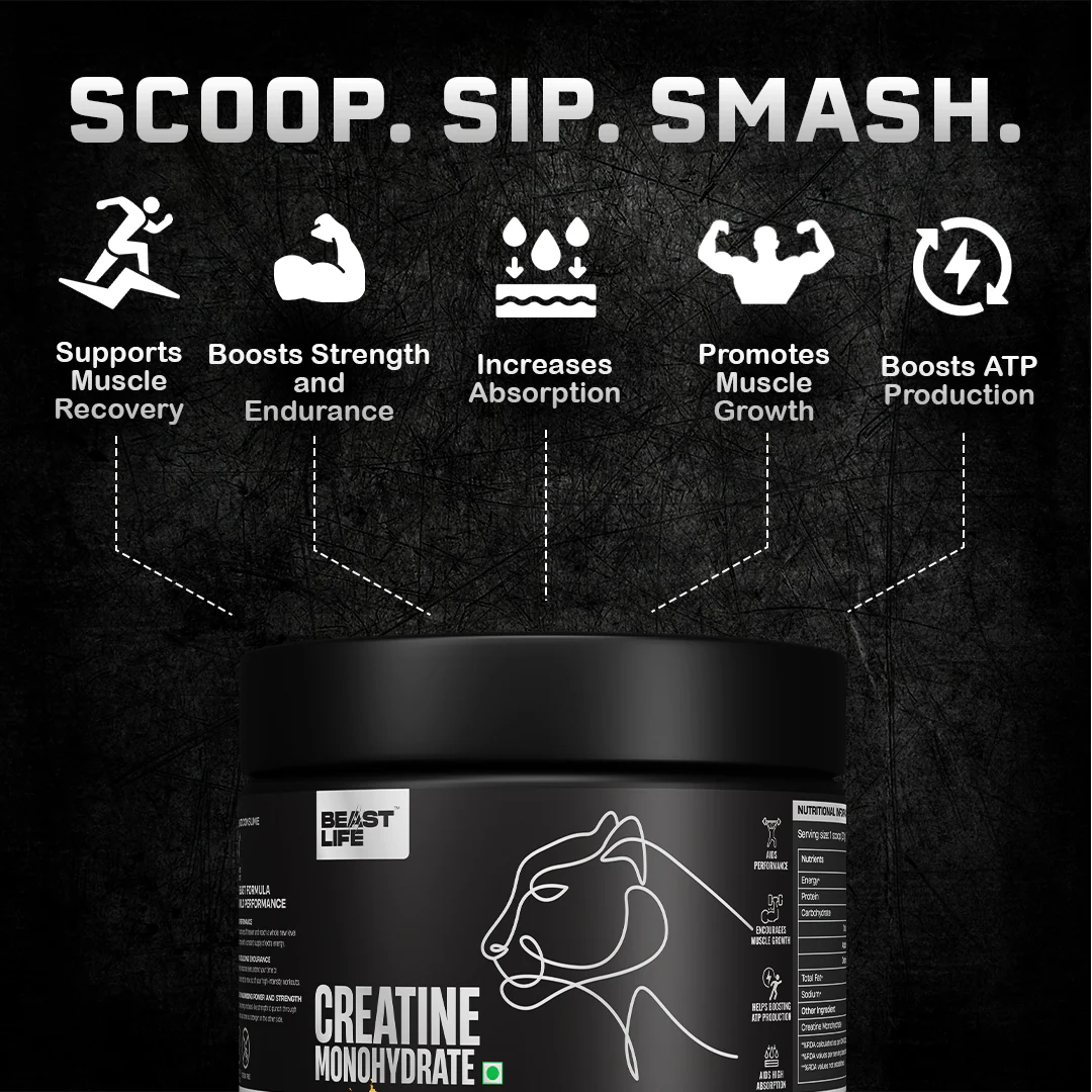 Refresh & Rage Duo | Double Creatine Monohydrate Flavour Pack | Shikanji & Tropical Tango | 125 g Each - Image 6