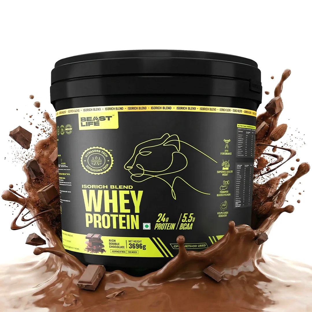 Isorich Blend Whey Protein with Ultrasorb Tech | Chocolate | 3.696 kg - Image 13