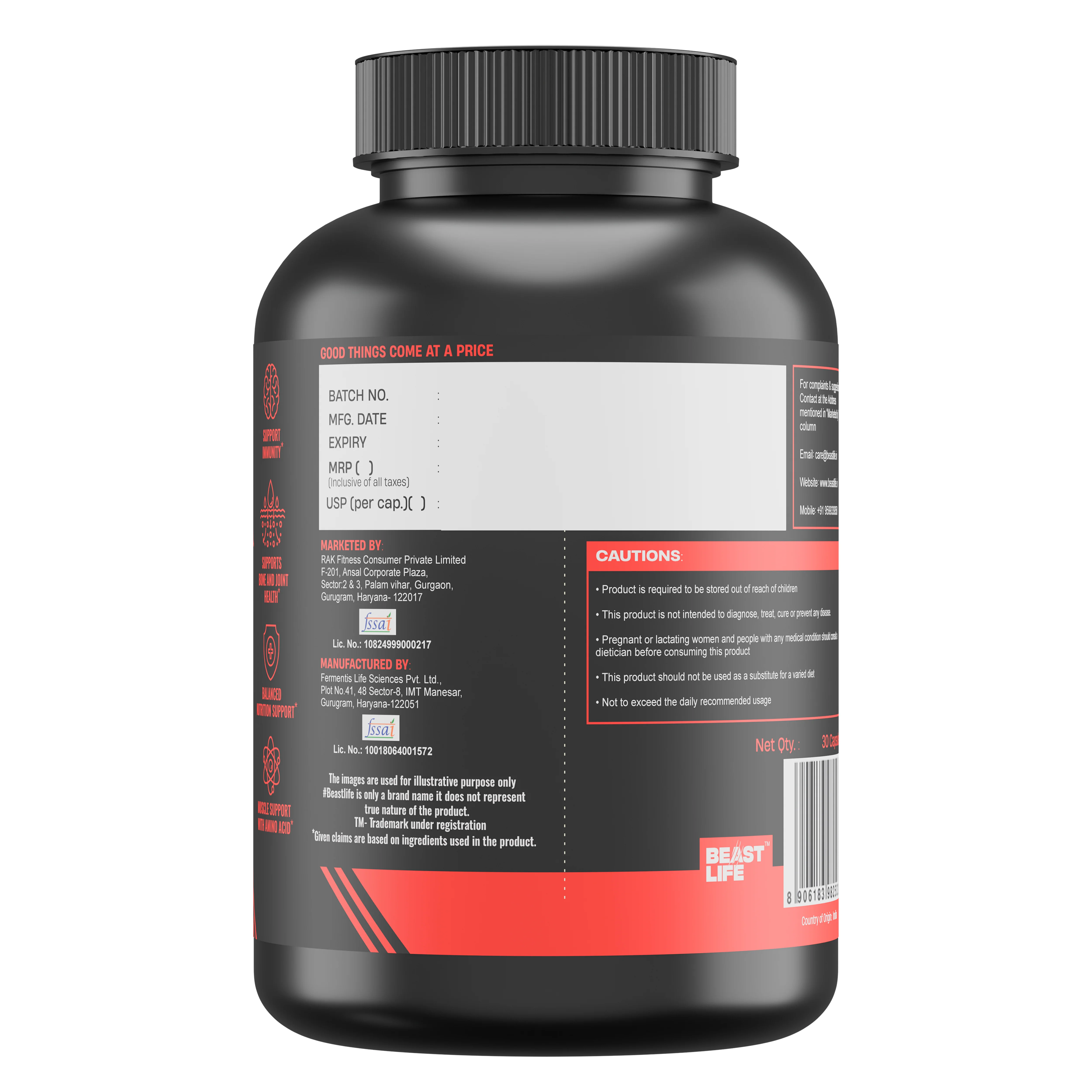 Korean Red Ginseng 400MG with Piper Nigrum Extract 5mg | 30 N - Image 10