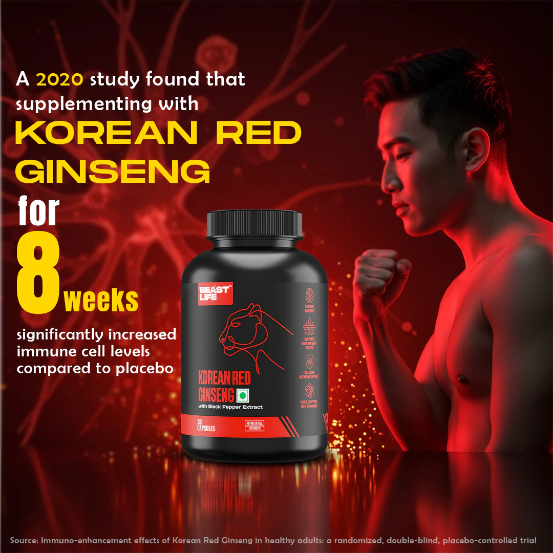 Korean Red Ginseng 400MG with Piper Nigrum Extract 5mg | 30 N - Image 4