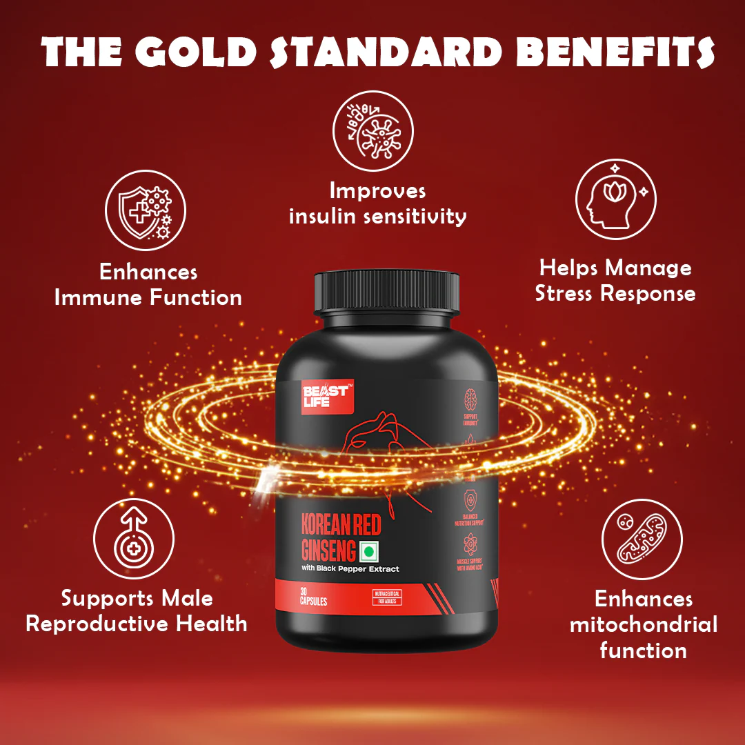 Korean Red Ginseng 400MG with Piper Nigrum Extract 5mg | 30 N - Image 5