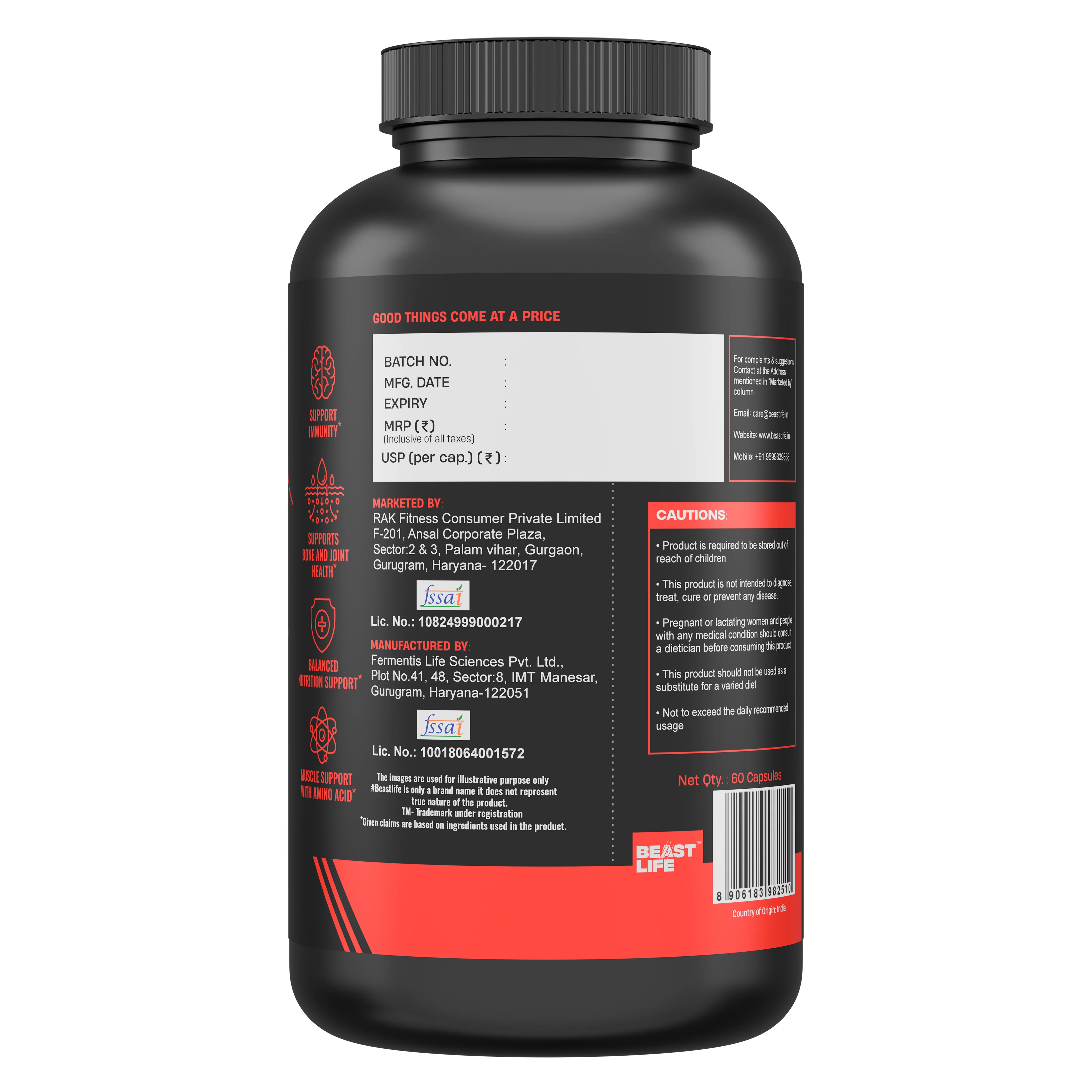 Korean Red Ginseng 400MG with Piper Nigrum Extract 5mg | 60 N - Image 10