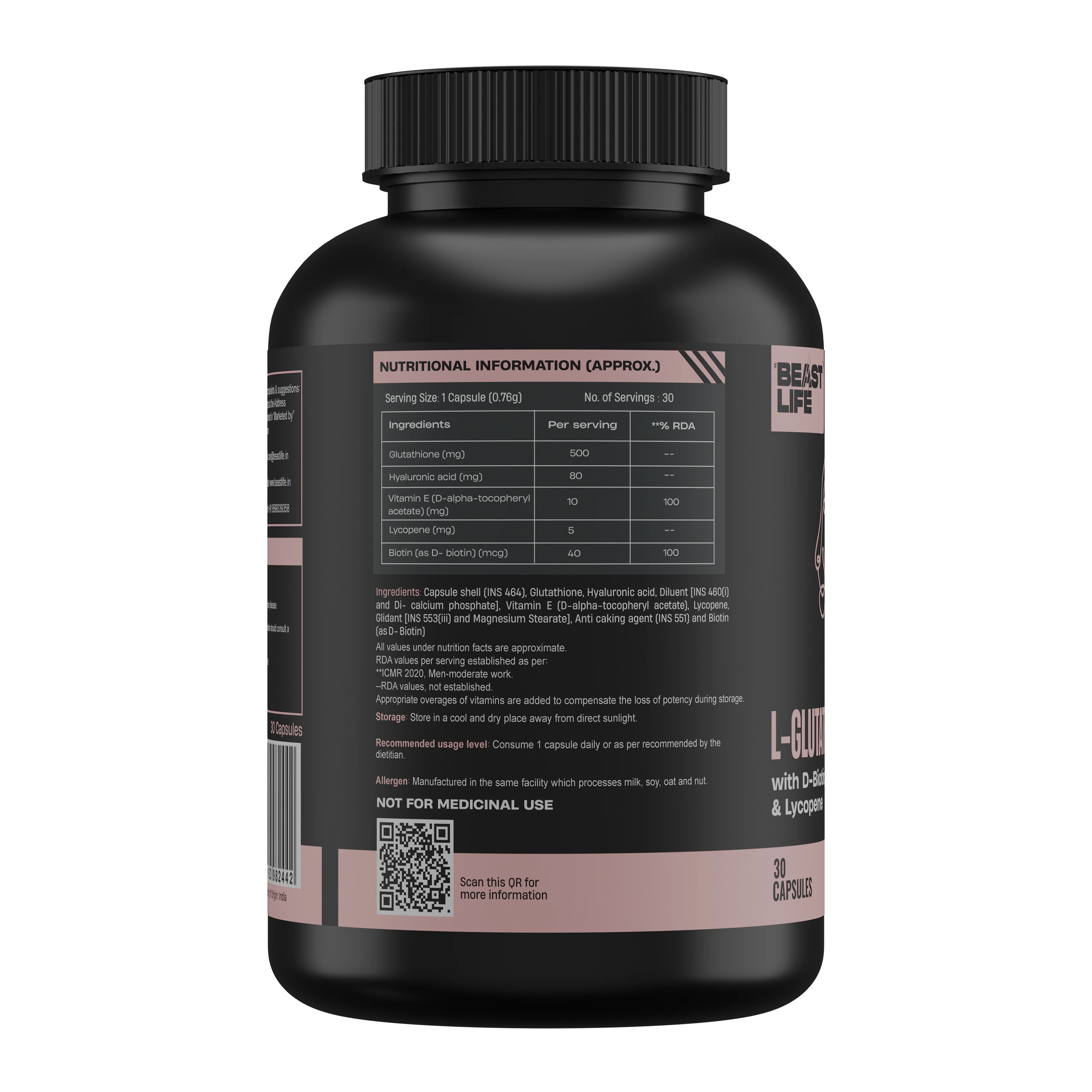 L- GLUTATHIONE+ CAPSULES | 30N - Image 12