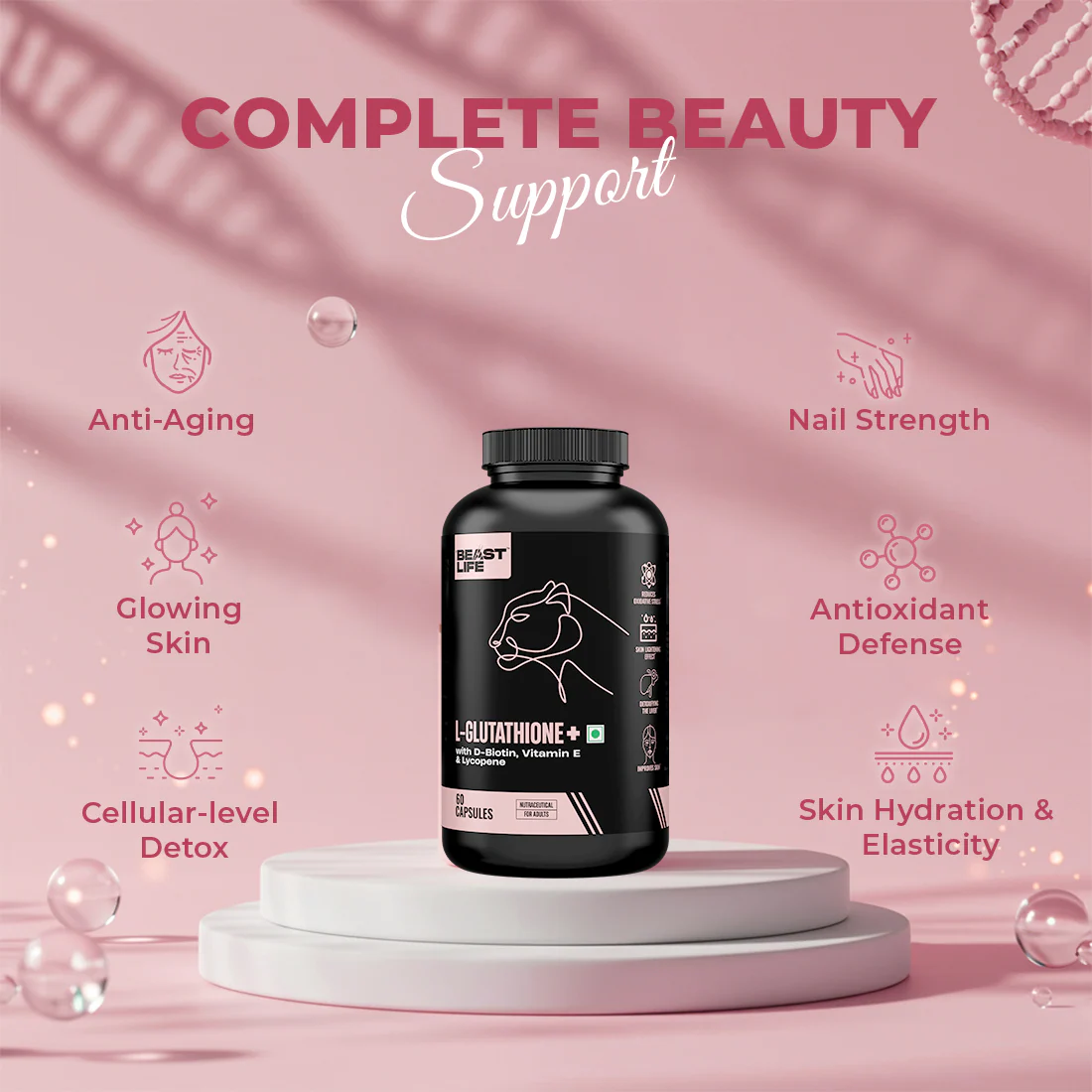 L- GLUTATHIONE+ CAPSULES | 60N - Image 8