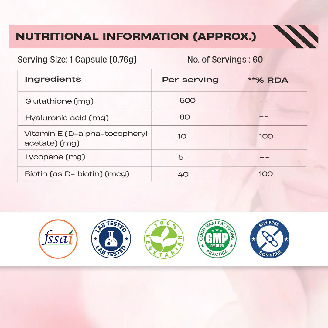 L- GLUTATHIONE+ CAPSULES | 60N - Image 9