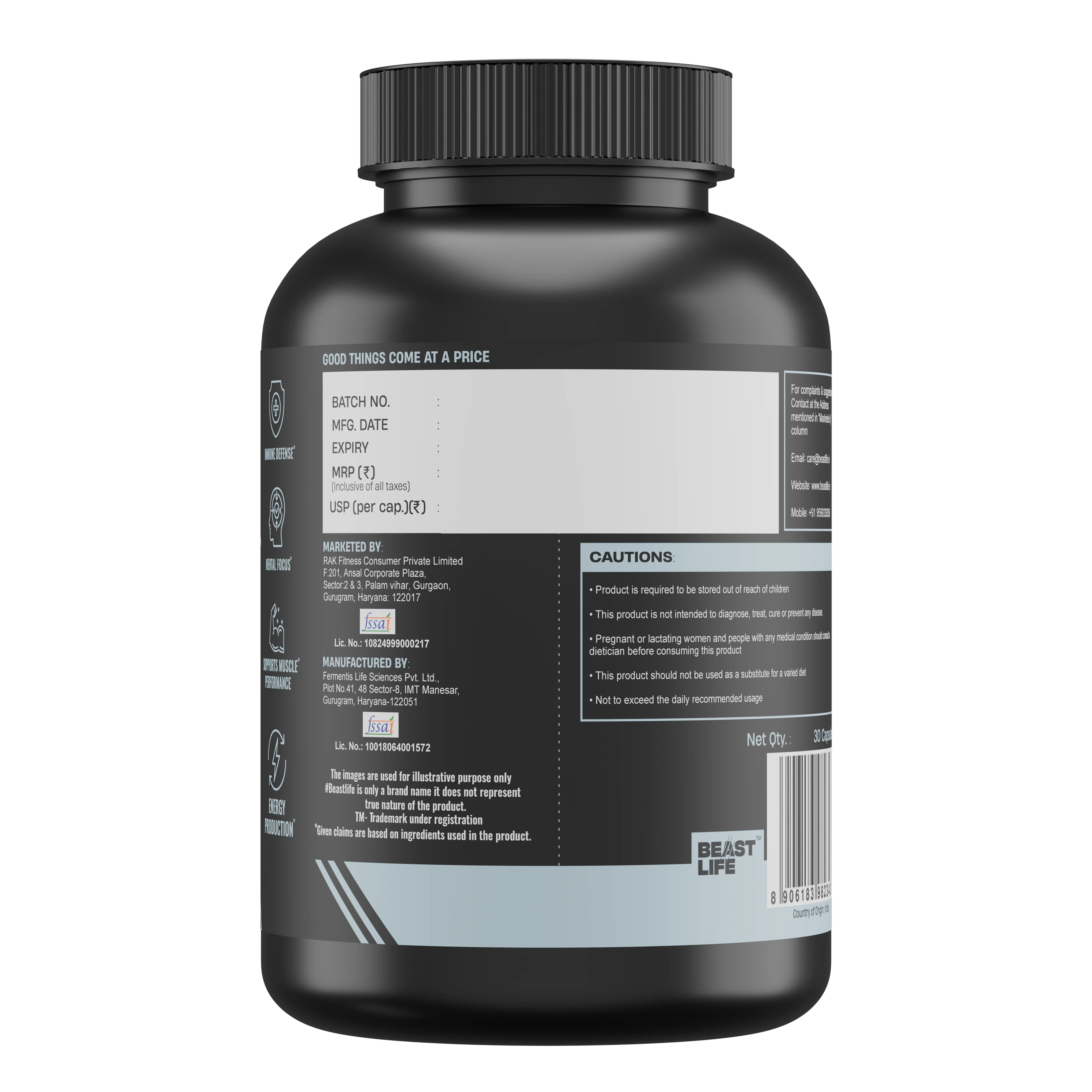 Liposomal ZMA+ | Zinc, Magnesium Complex with Vitamin B6 | 30 N - Image 11