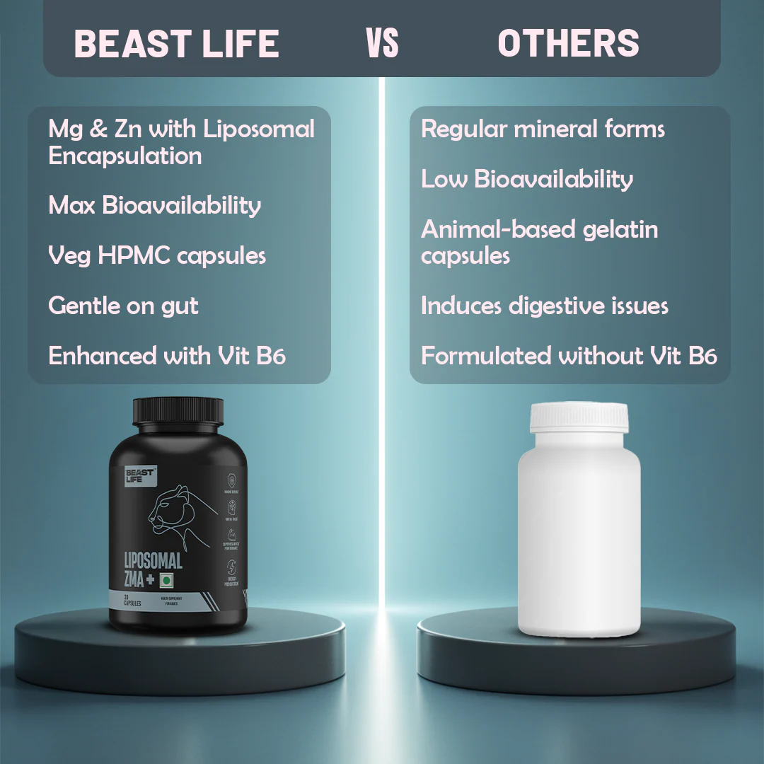 Liposomal ZMA+ | Zinc, Magnesium Complex with Vitamin B6 | 30 N - Image 5