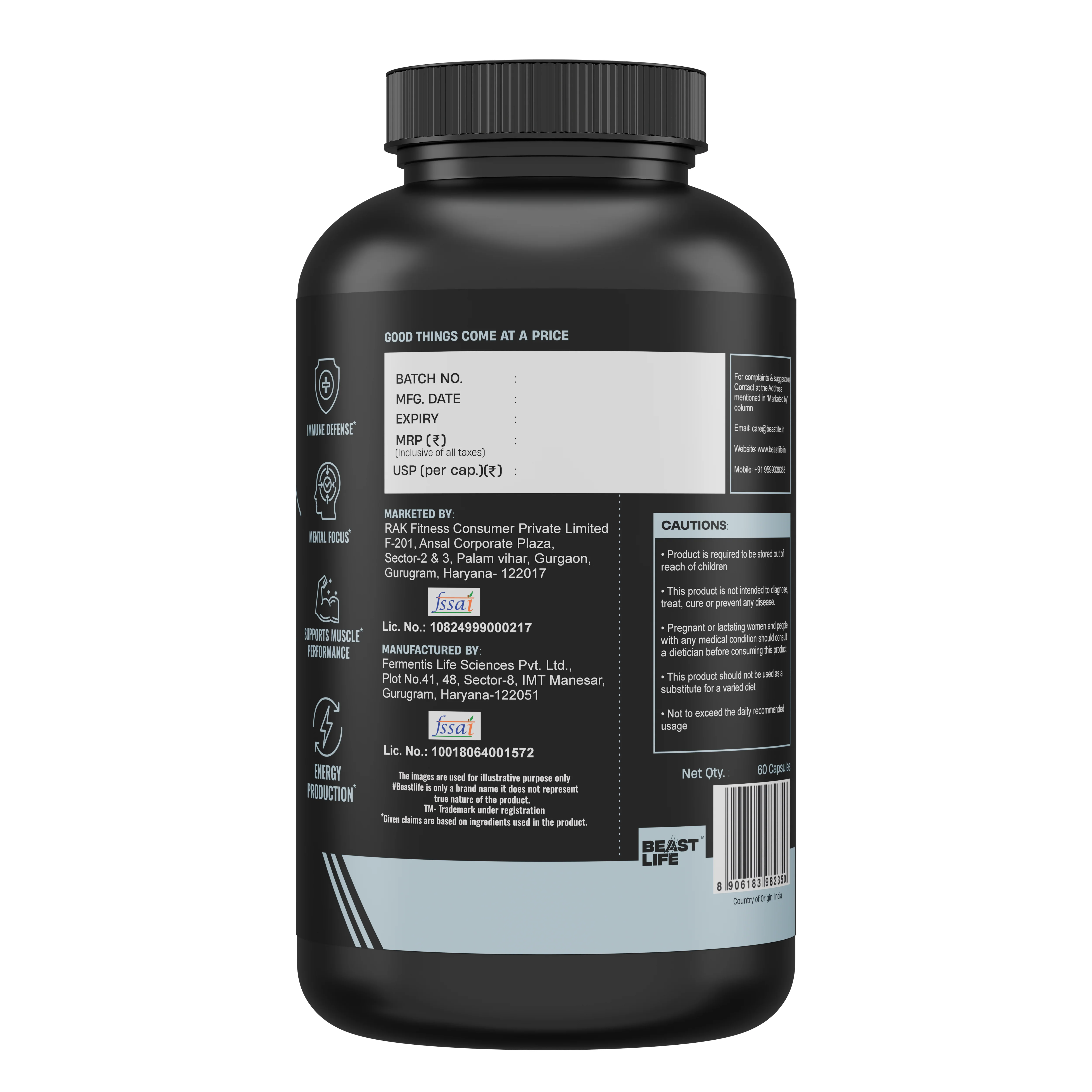 Liposomal ZMA+ | Zinc, Magnesium Complex with Vitamin B6 | 60 N - Image 12