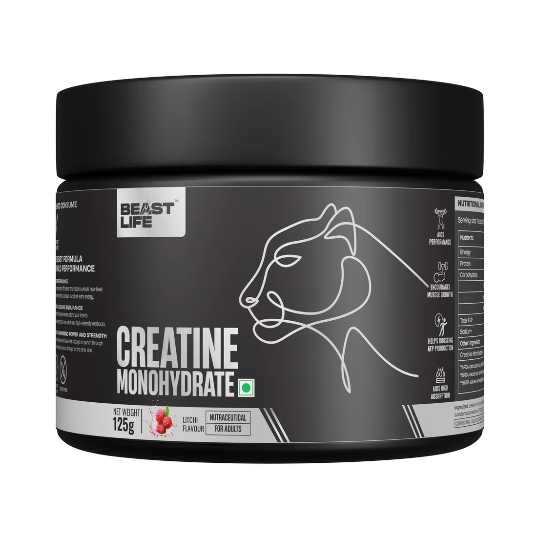 Creatine Monohydrate | Litchi | 125 g - Image 9